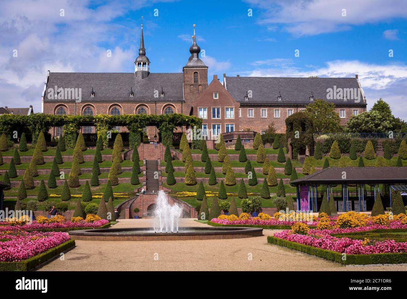 Germania, Renania Settentrionale-Vestfalia, Regione del basso Reno, Kamp-Lintfort, il monastero cistercense Abbazia di Kamp. Germania, Nordrhein-Westfalen, Niederroi Foto Stock