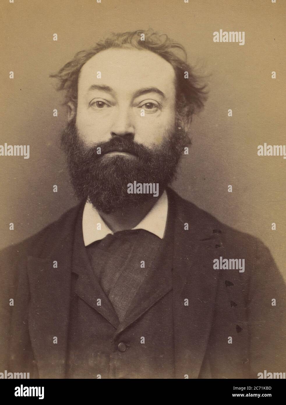 Kahn. Rodolphe. 43 ans, n& n° xe9; le 15/1/51 e n° xe0; Lione (RH e n° xf4;ne). Cortier de commerce. Anarchiste. 8/3/94. , 1894. Foto Stock