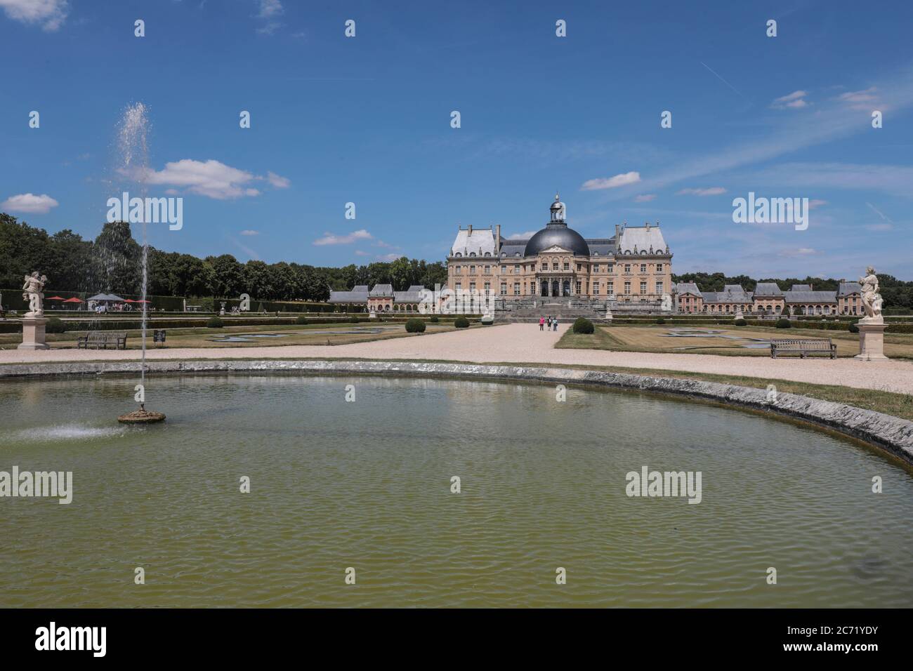 PALAZZO DI VAUX LE VICOMTE Foto Stock