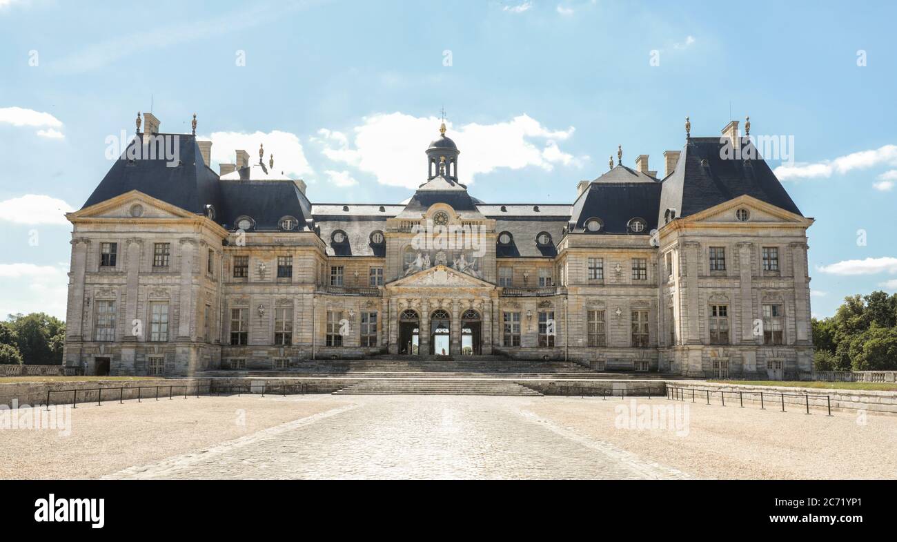 PALAZZO DI VAUX LE VICOMTE Foto Stock