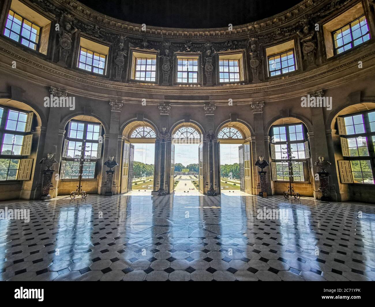 PALAZZO DI VAUX LE VICOMTE Foto Stock