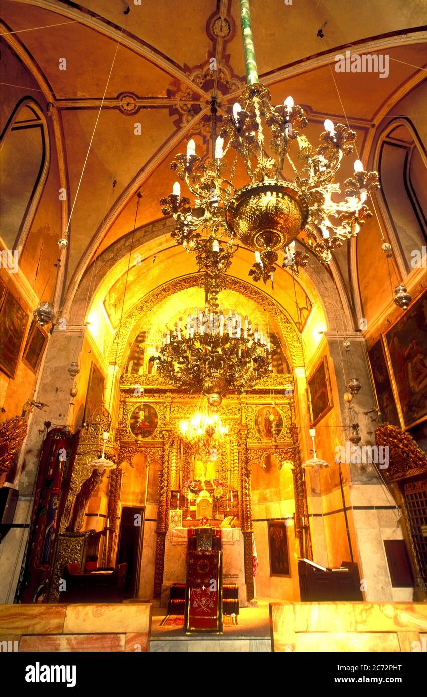 Monastero Matzleva della croce. Vicino a Gerusalemme Foto Stock