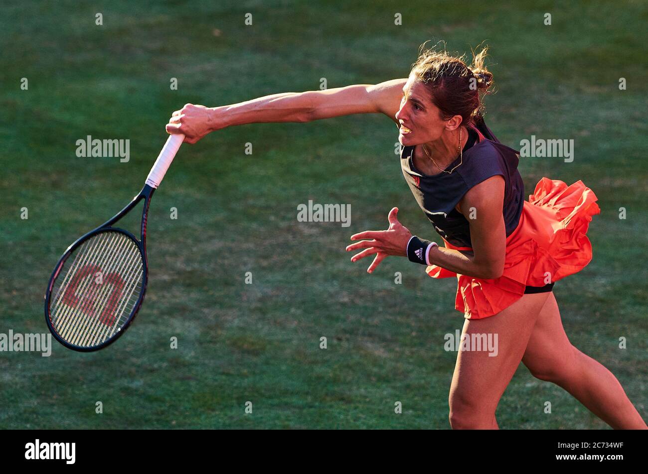 Berlino, Germania. 13 luglio 2020. Andrea PETKOVIC (GER) nella sua partita contro Petra KVITOVA (CZE) al Tennis bet1 ACES Tennis Tournament on Grass di Berlino , 13 luglio 2020. © Peter Schatz / Alamy Live News Credit: Peter Schatz/Alamy Live News Foto Stock