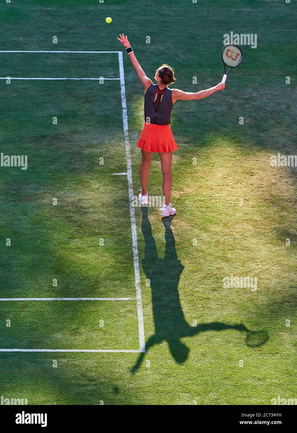 Berlino, Germania. 13 luglio 2020. Andrea PETKOVIC (GER) nella sua partita contro Petra KVITOVA (CZE) al Tennis bet1 ACES Tennis Tournament on Grass di Berlino , 13 luglio 2020. © Peter Schatz / Alamy Live News Credit: Peter Schatz/Alamy Live News Foto Stock