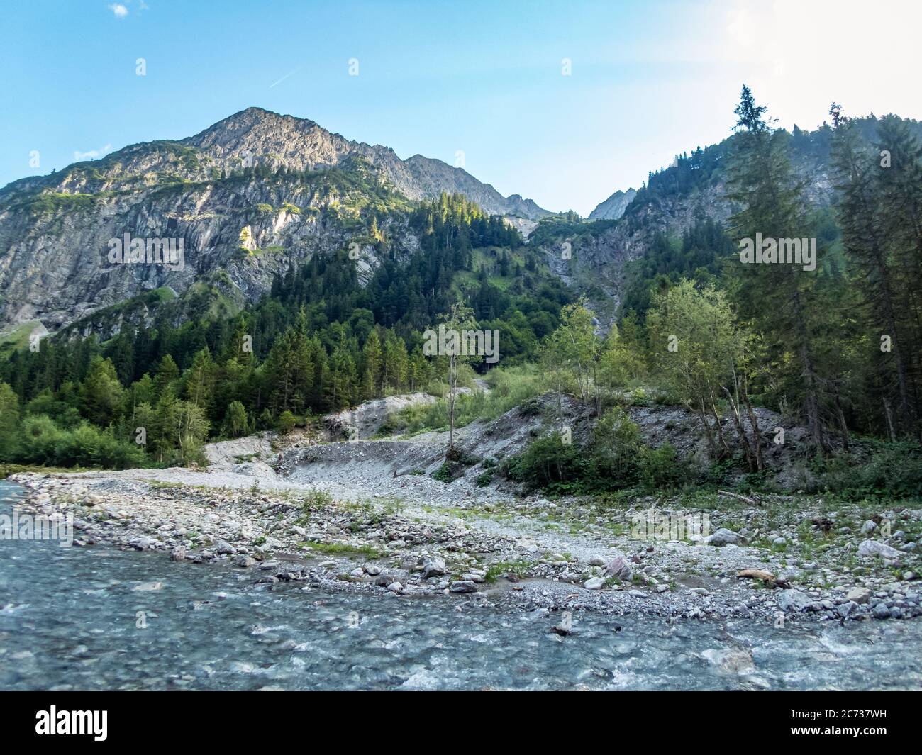 Fantastica escursione panoramica dal Nebelhorn lungo il Laufbacher Eck via Schneck, Hofats e Oytal Foto Stock