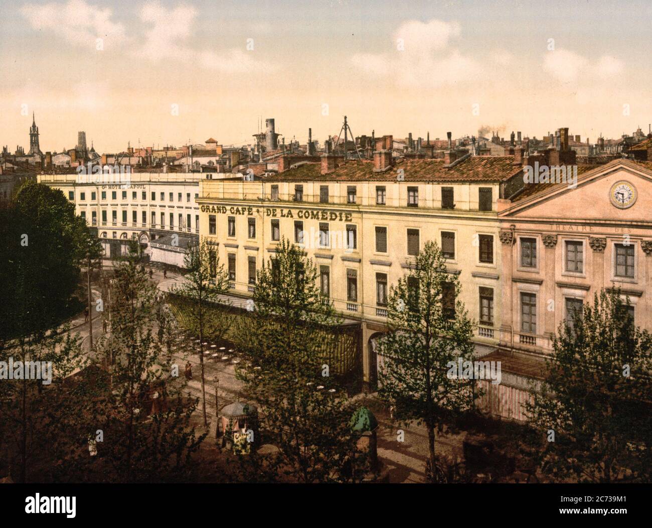 Lafayette Boulevard, Tolosa, Francia, circa 1900 Foto Stock