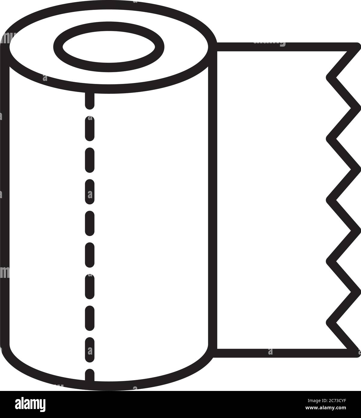 disegno dell'illustrazione vettoriale dell'icona del rotolo di carta  igienica Immagine e Vettoriale - Alamy