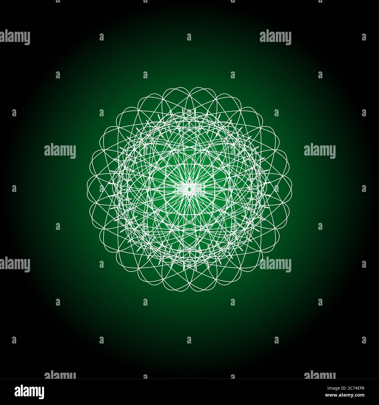 Elemento guilloche per certificato, voucher, banconota, voucher, denaro, valuta, nota, assegno, biglietto, premio Foto Stock