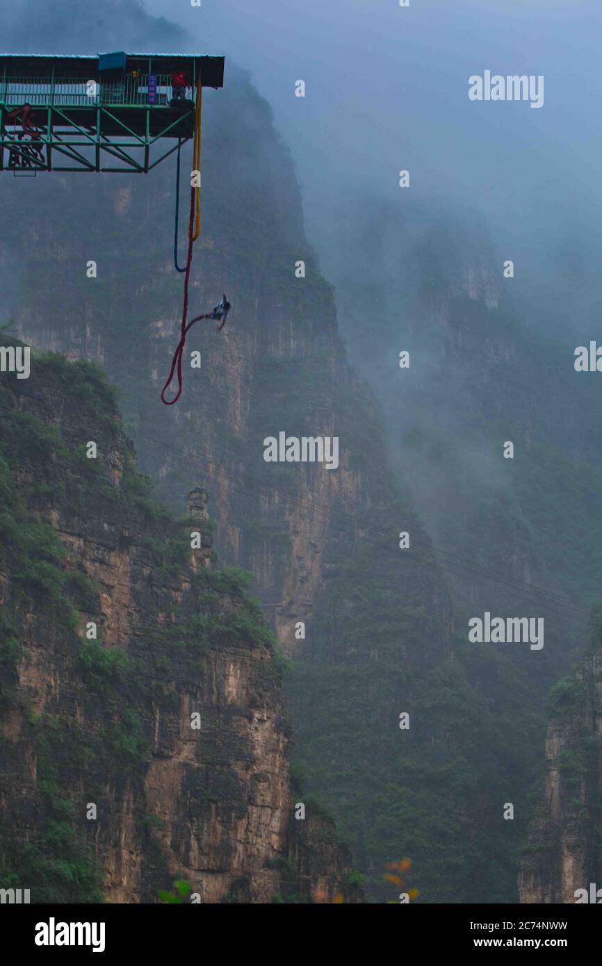 Longqing Gorge, a nord di Pechino, Cina Foto Stock