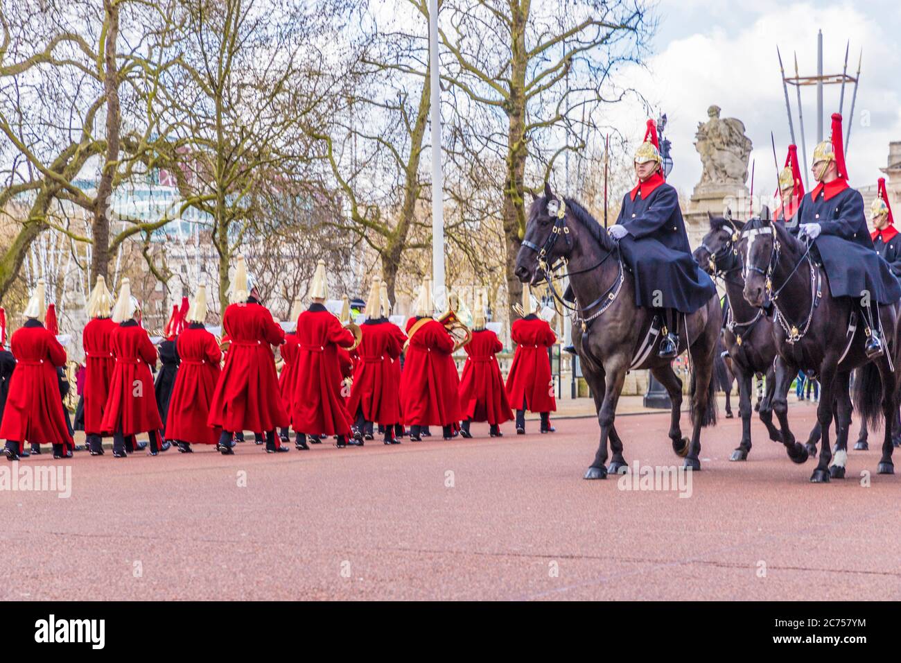 Una scena tipica a Londra uk Foto Stock
