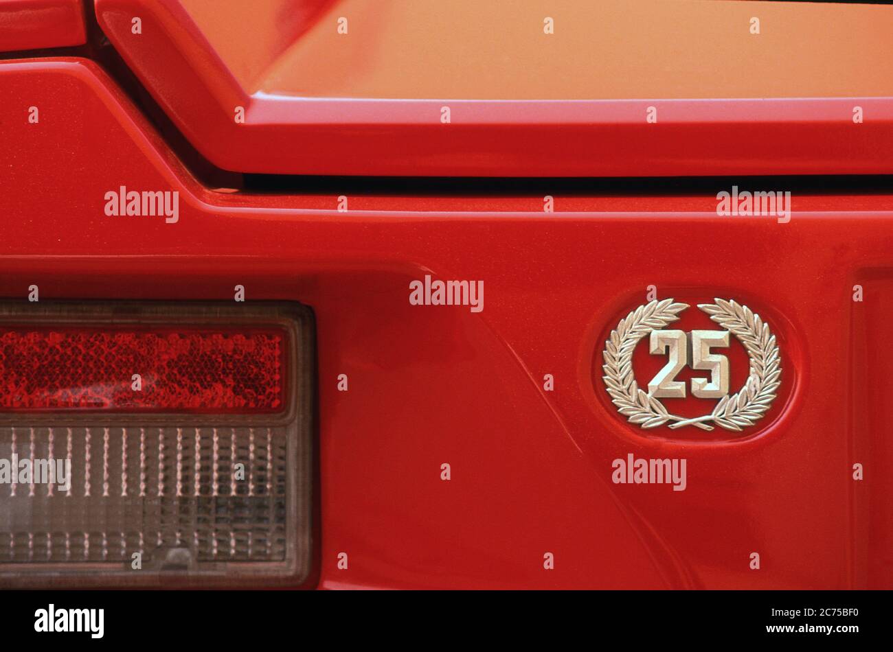 1988 25° anniversario Lamborghini Countach e Lamborghini 350. Foto Stock