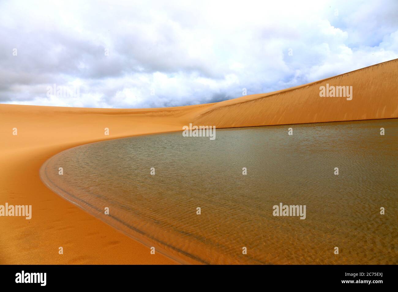 Lagune e dune di Parnaiba, Piaui, Brasile Foto Stock