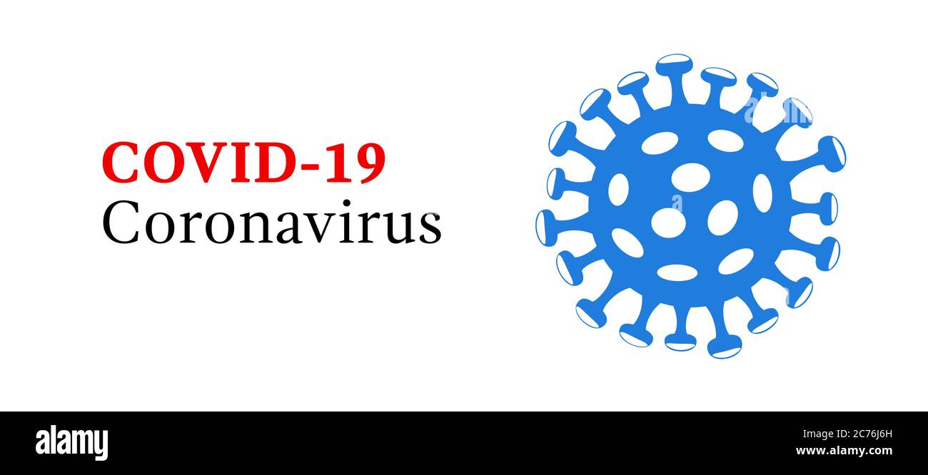 Astratto modello di ceppo virale novel coronavirus 2019-nCoV. Il pericolo del coronavirus e il rischio per la salute pubblica. Concetto medico pandemico con pericolo Foto Stock