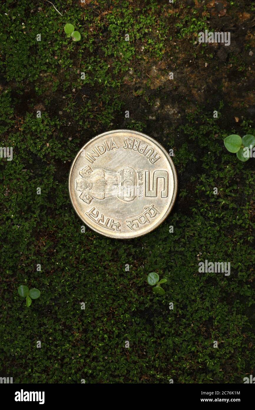 Moneta indiana Foto Stock