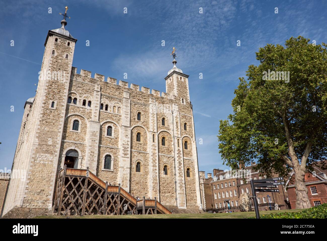La Torre Bianca, Torre di Londra, Regno Unito Foto Stock