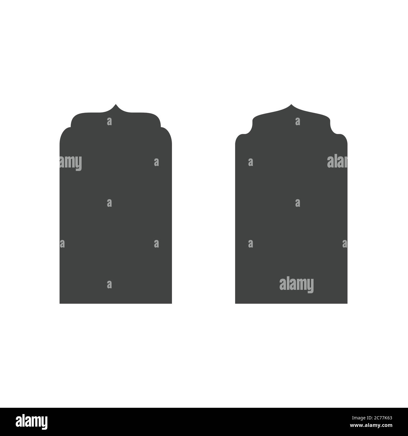 La moschea di vettore finestra icona del modello di progettazione Illustrazione Vettoriale