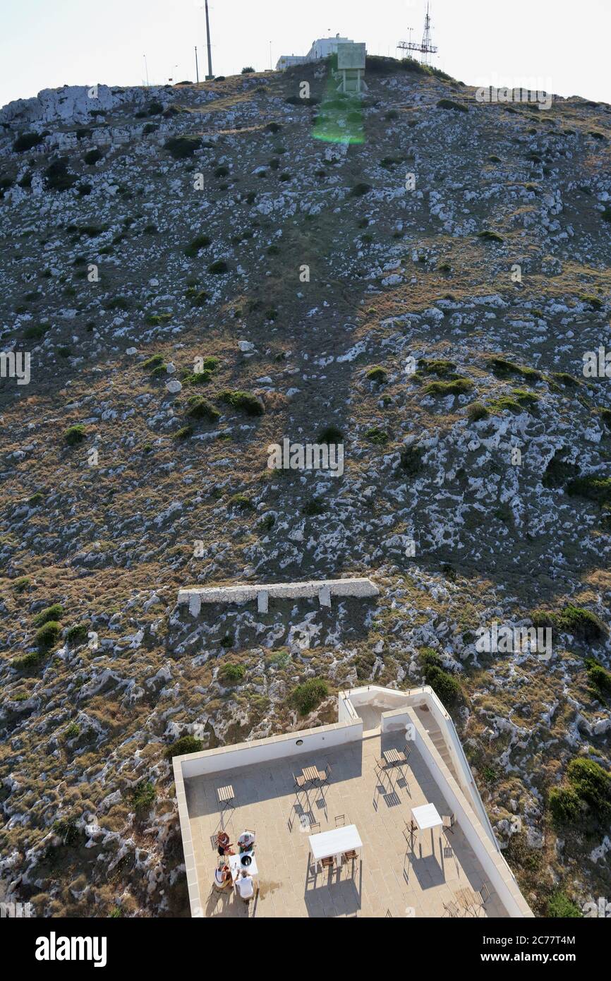 Otranto - promontorio di Punta Palascia dall'alto del faro Foto Stock