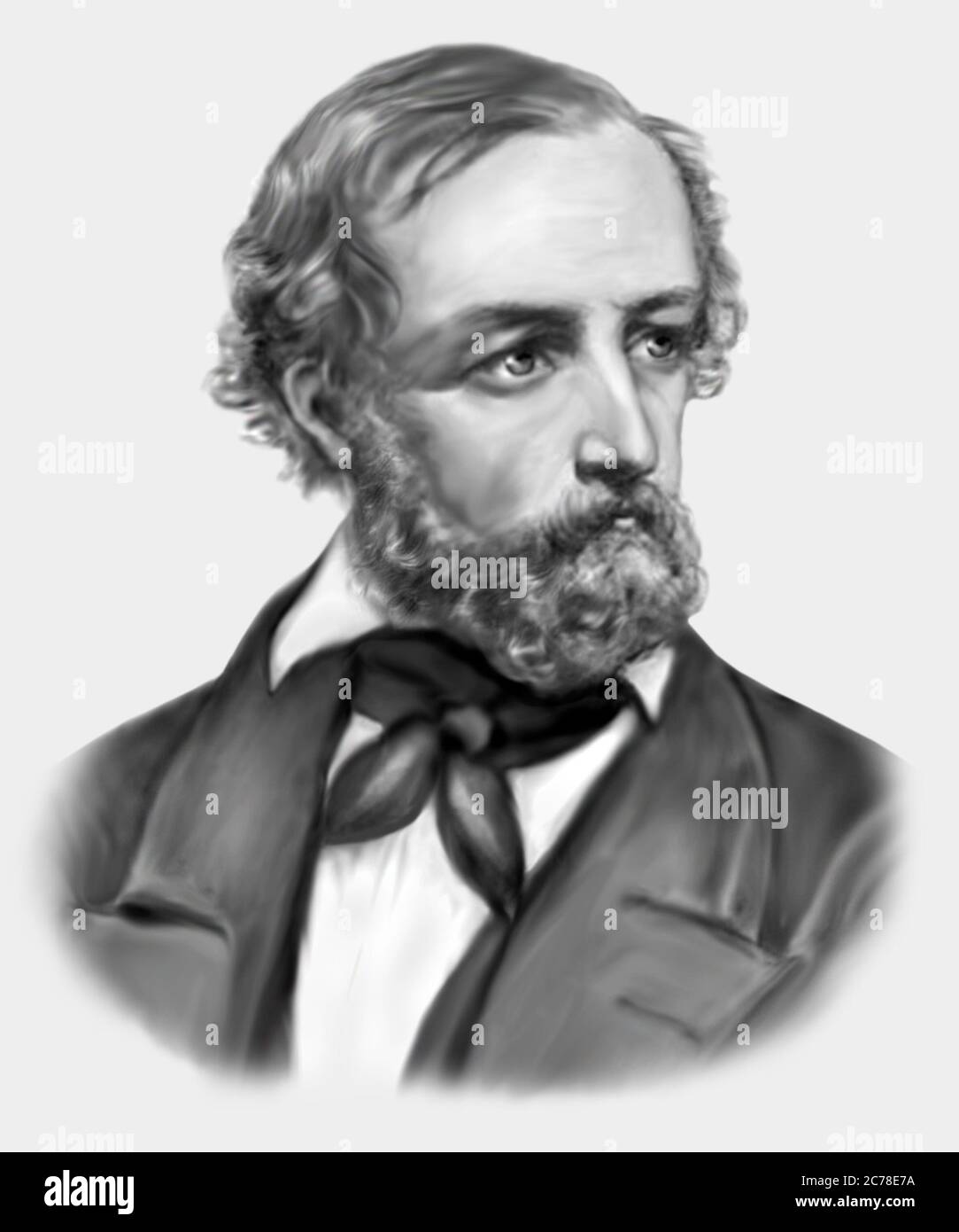 Peter Gustav Lejeune Dirichlet 1805-1859 matematico tedesco Foto Stock
