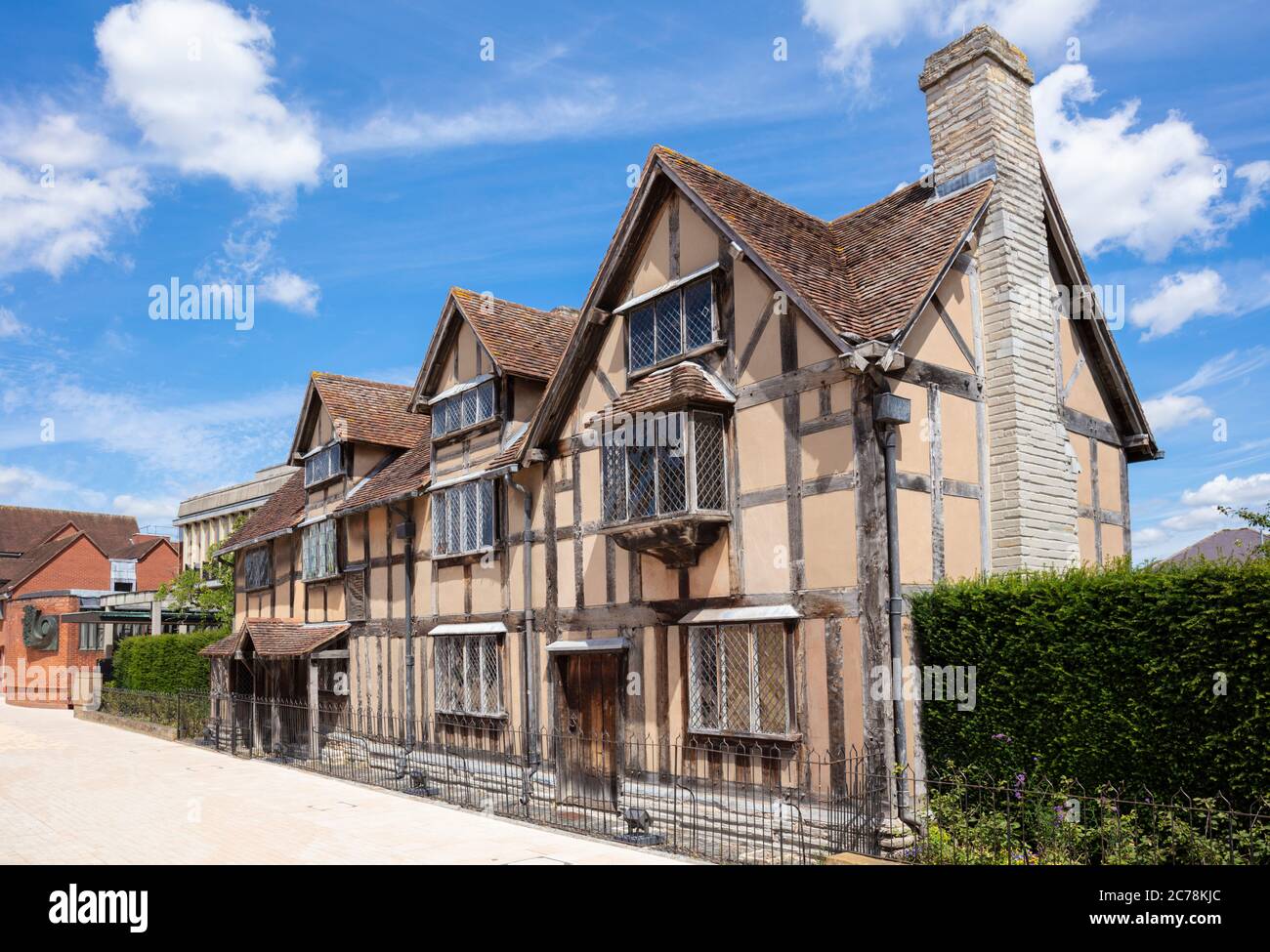 Luogo di nascita di William Shakespeare, Stratford-upon-Avon, il luogo di nascita di William Shakespeare, Stratford upon Avon Warwickshire Inghilterra GB Europa Foto Stock