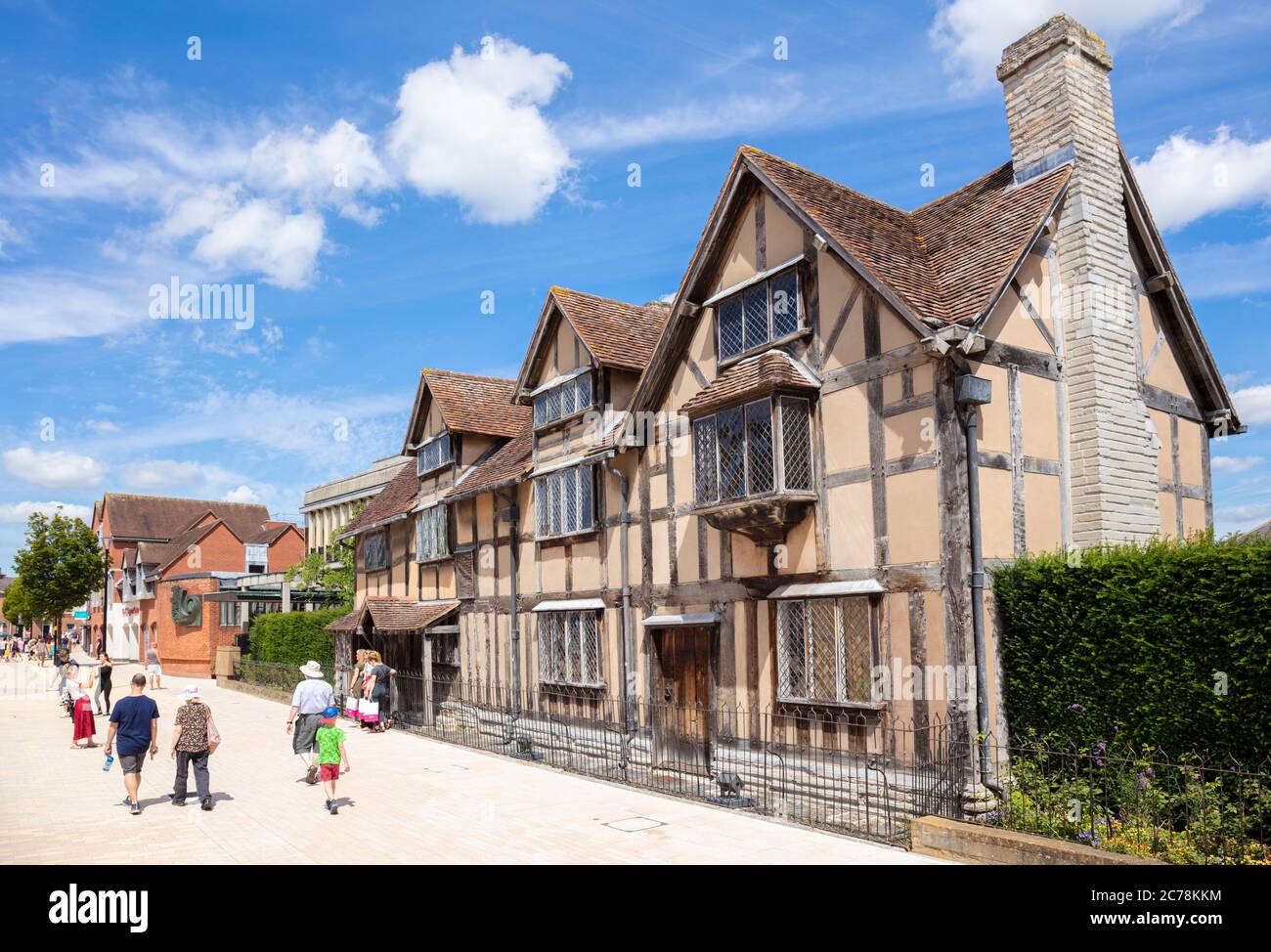Luogo di nascita di William Shakespeare, Stratford-upon-Avon, il luogo di nascita di William Shakespeare, Stratford upon Avon Warwickshire Inghilterra GB Europa Foto Stock
