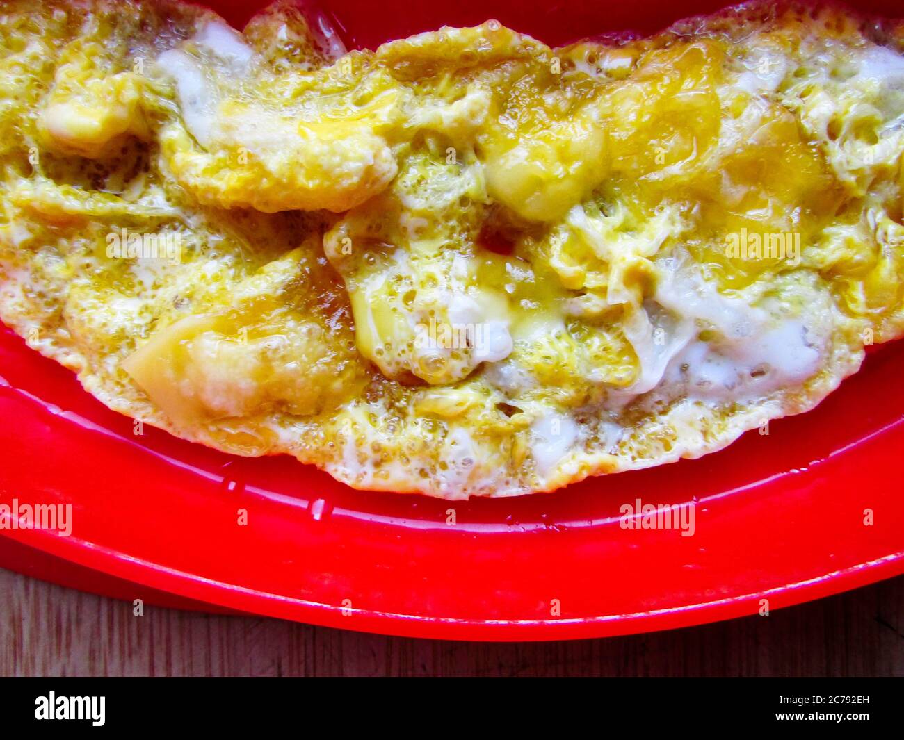 Frittata di formaggio Foto Stock