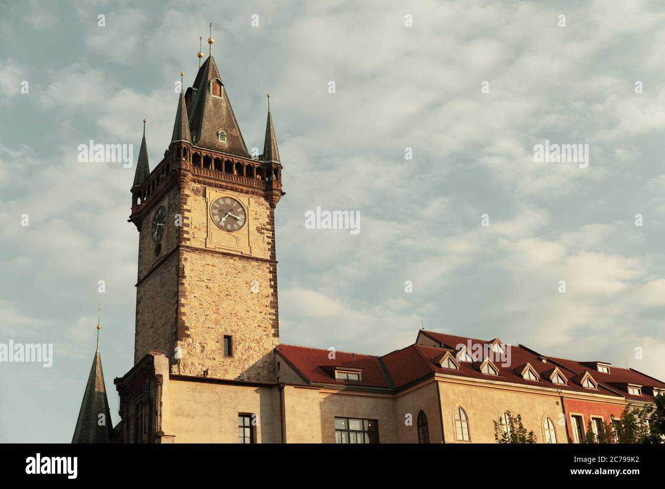 L'esterno del Municipio Vecchio. Praga, Repubblica Ceca Foto Stock