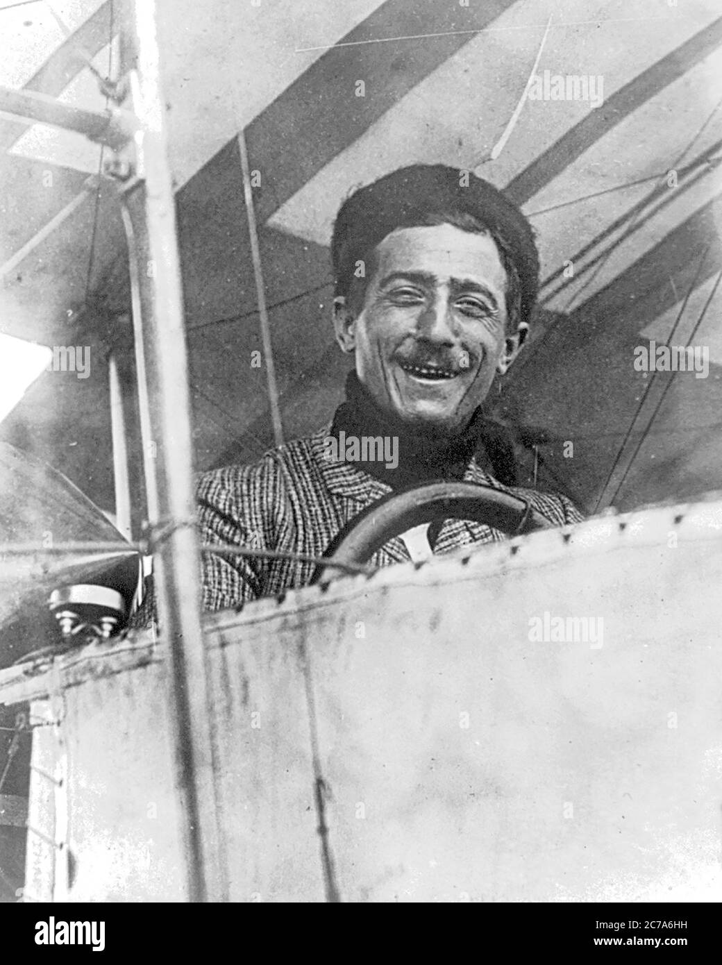 LOUIS PAULHAN (1883-1963) pioniere aviatore francese circa 1910. Foto: George Bain Foto Stock