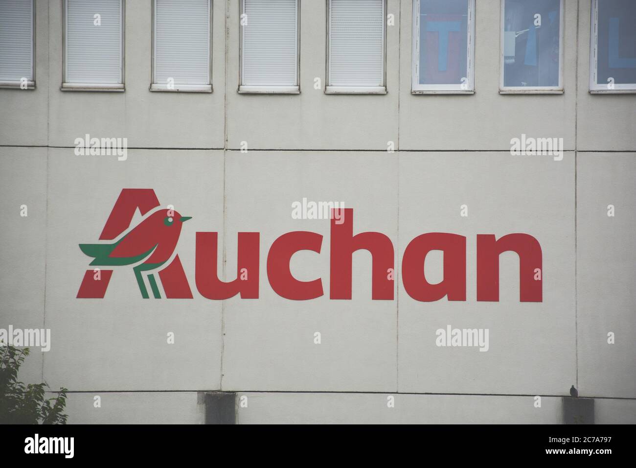 Auchan, catena di supermercati, Clermont-Ferrand, Puy-de-Dome, Auvergne, Francia Foto Stock