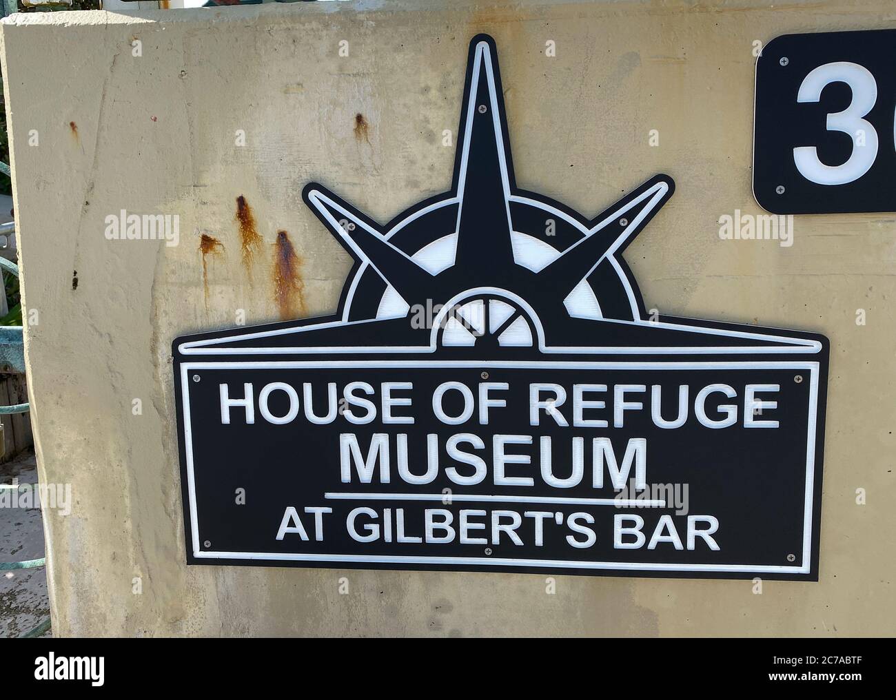 Stuart, FL/USA-7/10/20: Gilbert's Bar House of Refuge Museum a Stuart, Florida, è l'ultimo residuo della dozzina originale naufragio di sta salvavita Foto Stock
