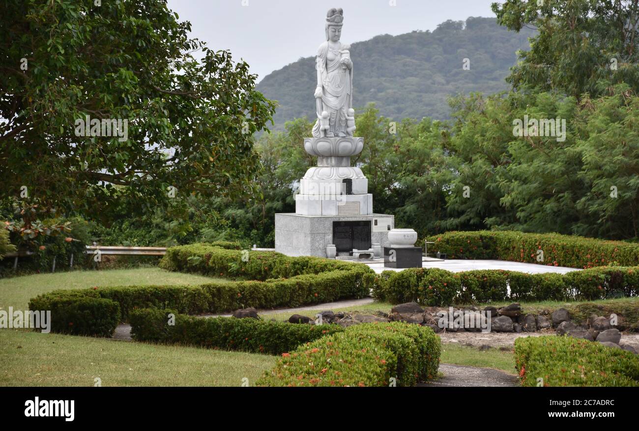 Corregidor Island, Filippine - 31 dicembre 2016: Giardino commemorativo giapponese per le vittime in guerra. Foto Stock