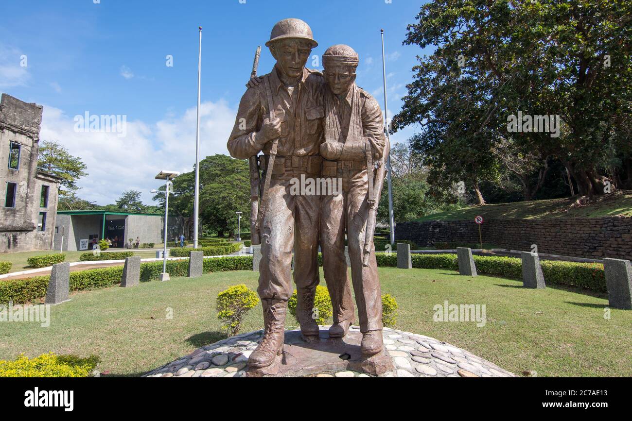 Corregidor Island, Filippine - 31 dicembre 2016: Brothers in Arms Pacific War Memorial Foto Stock
