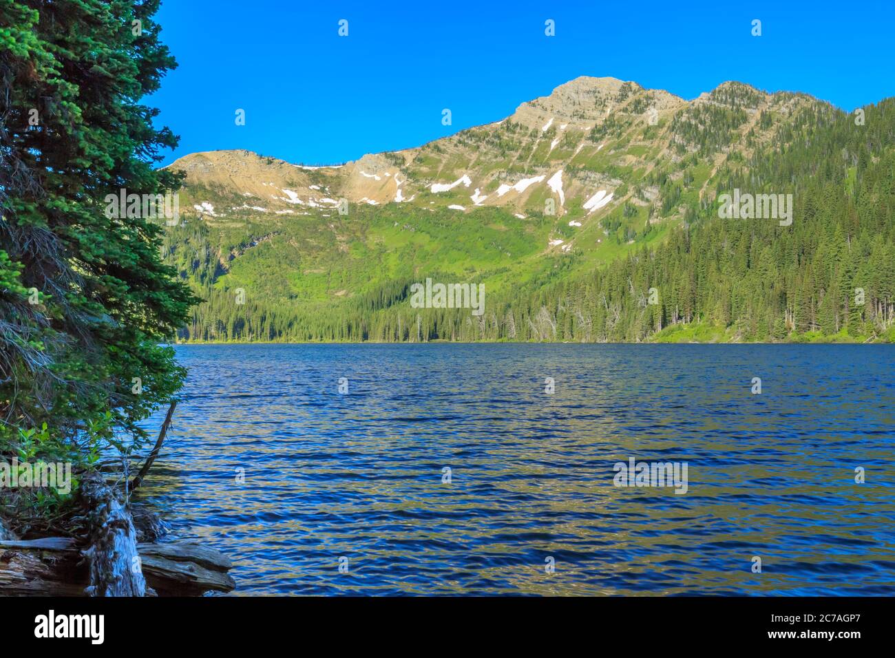 marion lago nel grande orso deserto vicino essex, montana Foto Stock