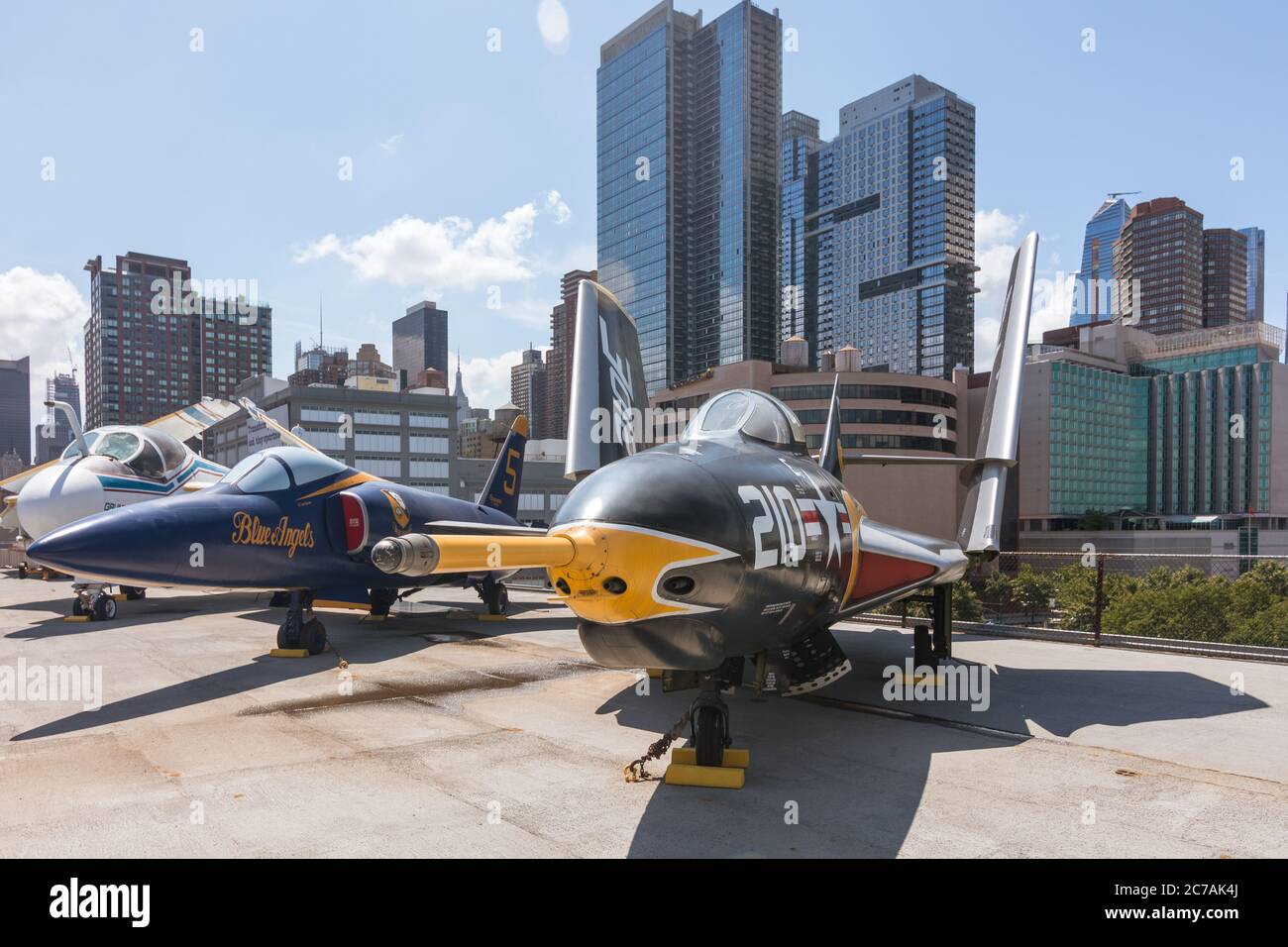 New York, NY / USA - 24 luglio 2019: Intrepid Sea, Air and Space Museum Foto Stock