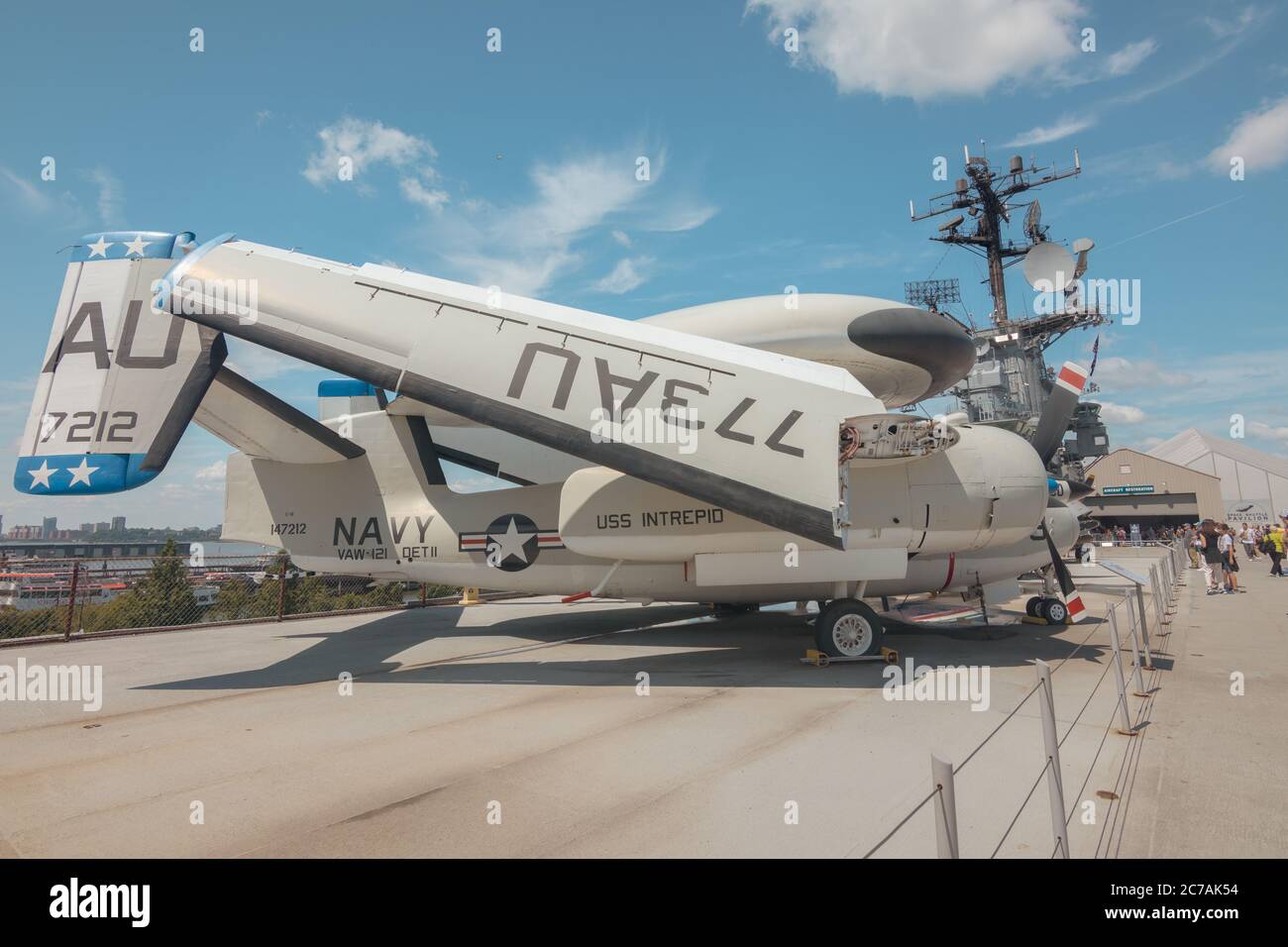 New York, NY, USA - 24 luglio 2019: Intrepid Air Museum Foto Stock