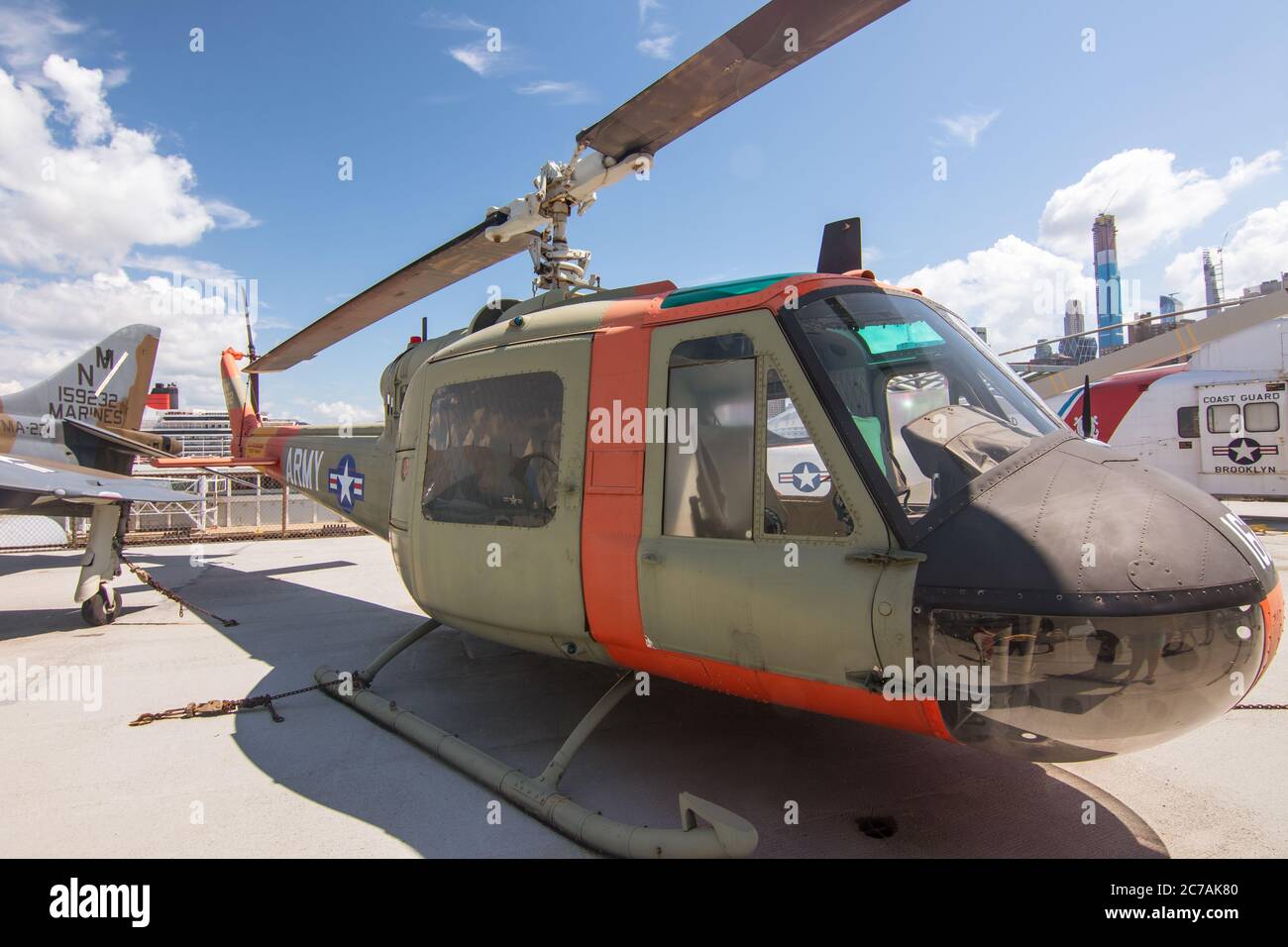 New York, NY / USA - 24 luglio 2019: Intrepid Sea, Air and Space Museum Foto Stock
