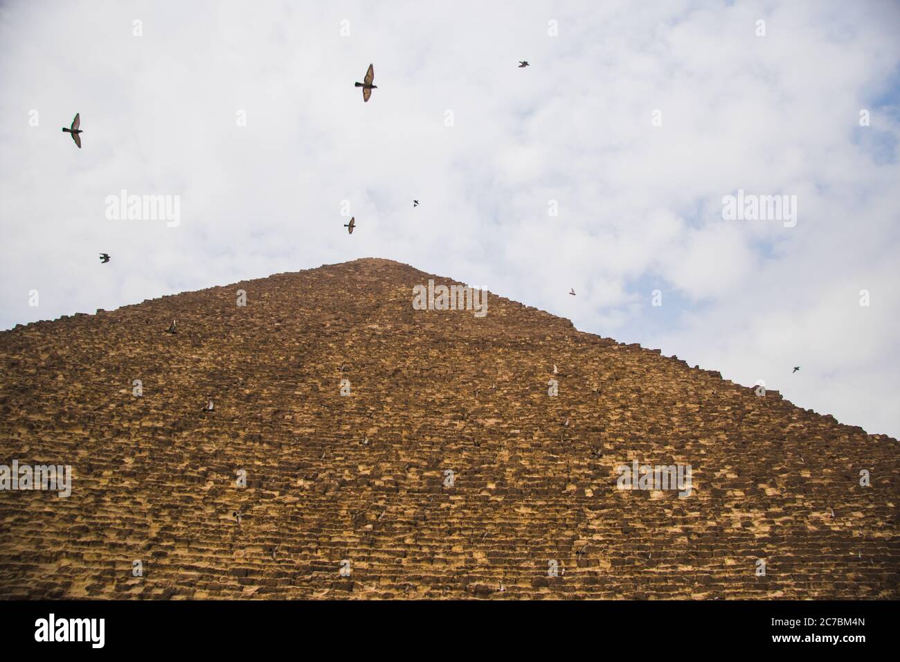 Vista sul sito della necropoli di Giza, Egitto Foto Stock