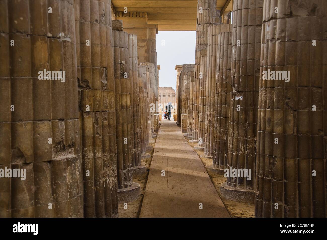 Vicino alla necropoli di Giza, Egitto Foto Stock