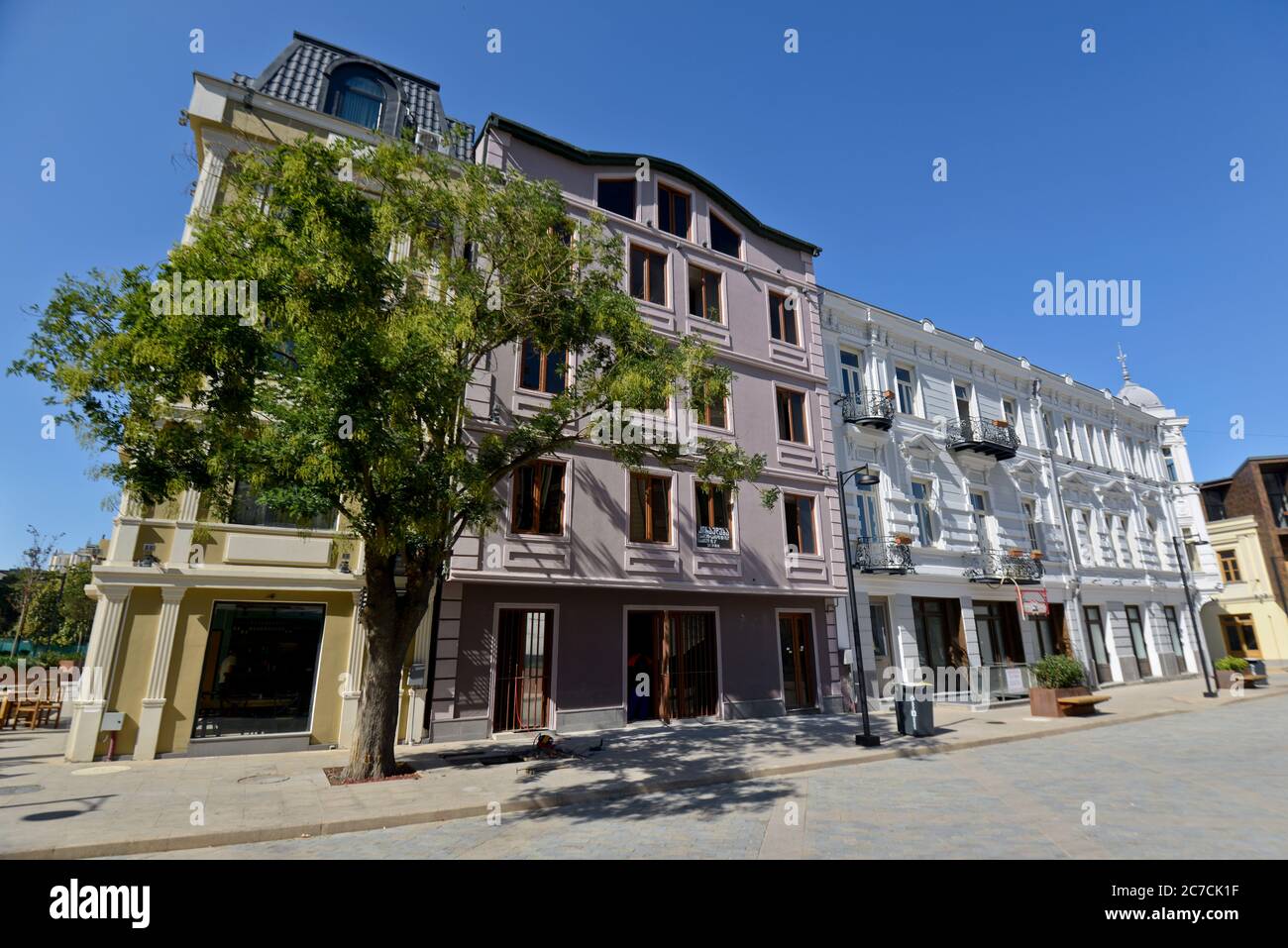 Tbilisi: Via Giorgi Antoneli. Repubblica di Georgia Foto Stock