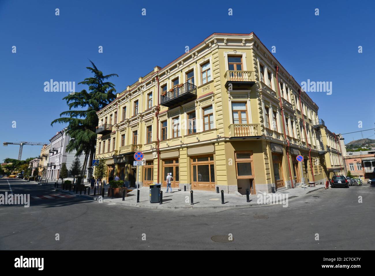 Tbilisi: Via Giorgi Antoneli. Repubblica di Georgia Foto Stock
