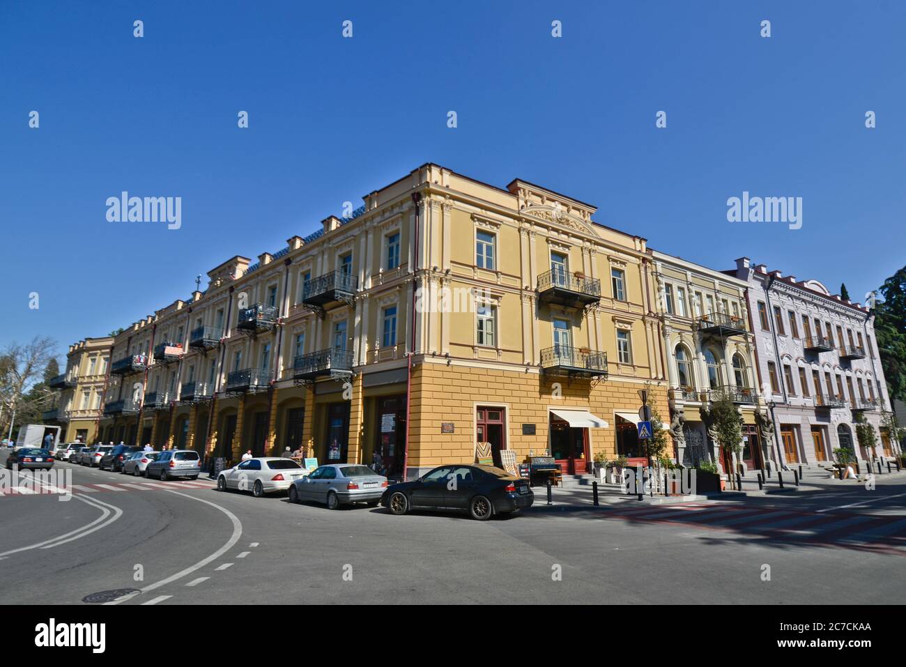 Tbilisi: Via Giorgi Antoneli. Repubblica di Georgia Foto Stock