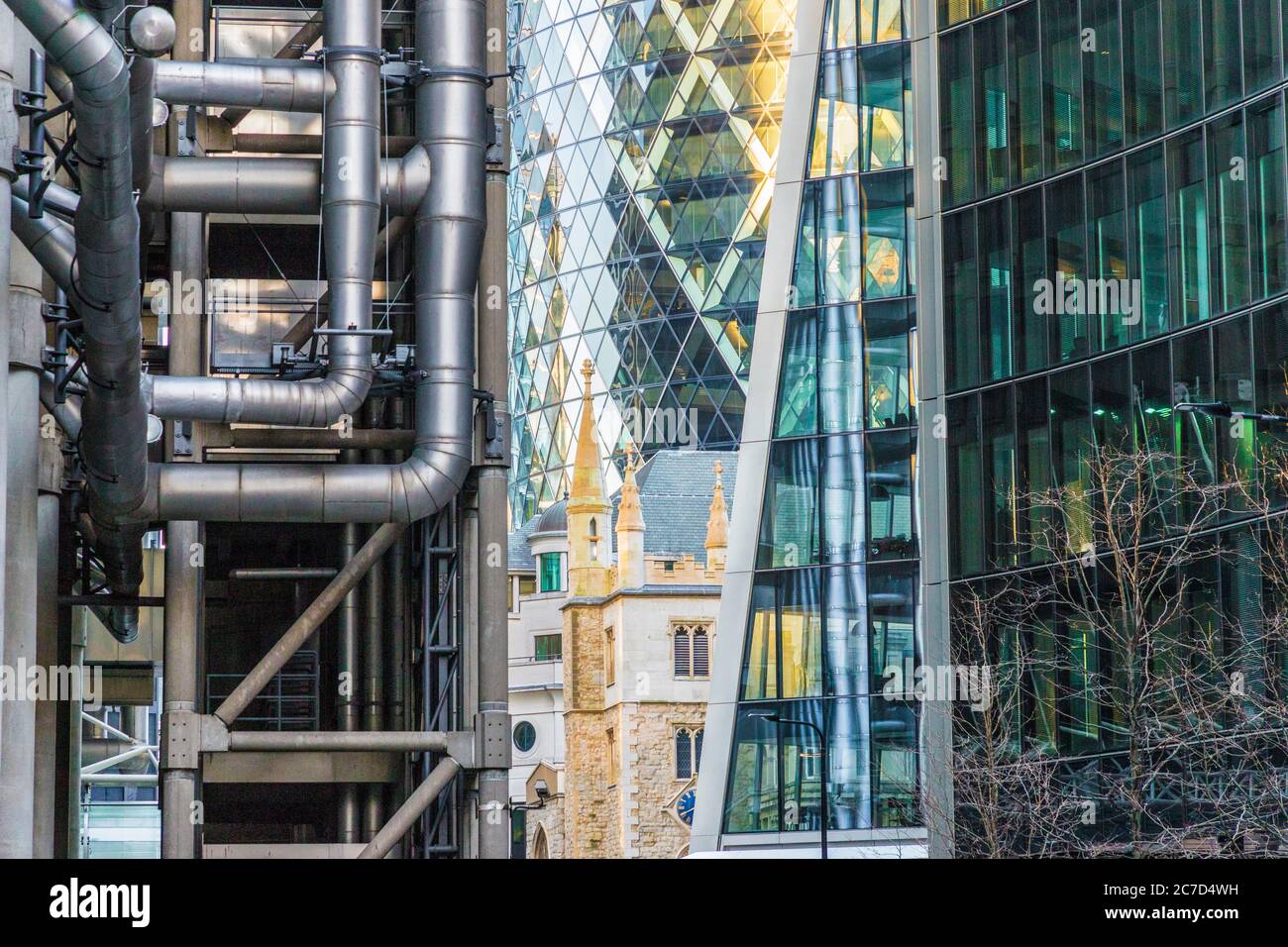 Una scena a Londra UK Foto Stock