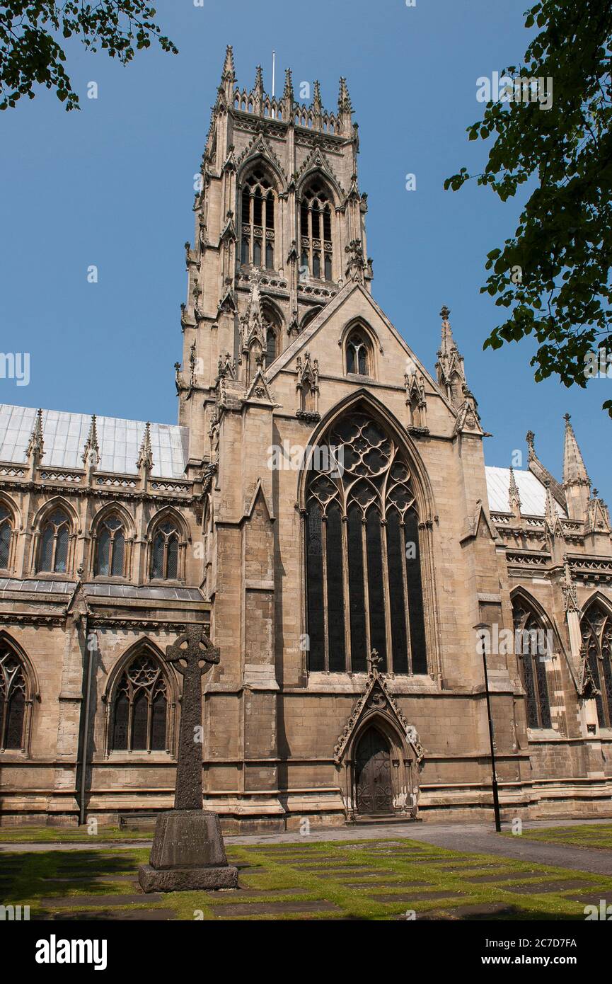 St George's Minster nella città di Doncaster, Yorkshire, Inghilterra. Foto Stock