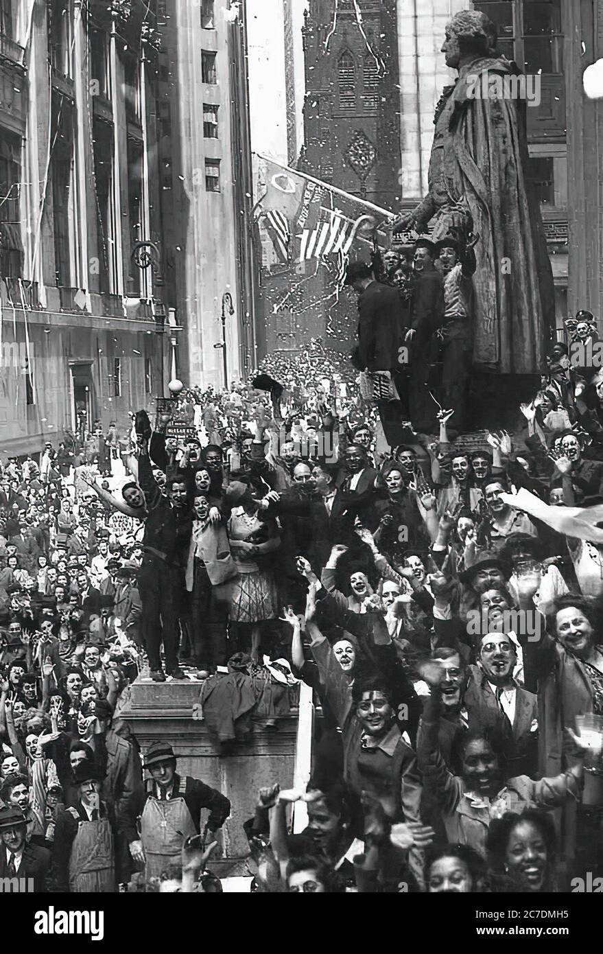 VE-Day 1945, 8 maggio la fine del secondo mondo Foto Stock