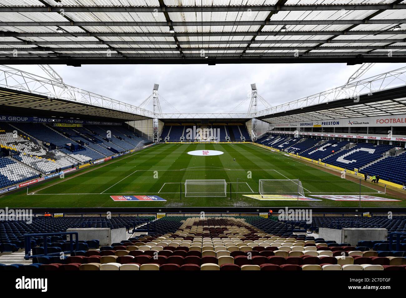 7 marzo 2020, Deepdale, Preston, Inghilterra; Sky Bet Championship, Preston North End contro Queens Park Rangers: Una vista generale di Deepdale, la casa di Preston North End Foto Stock