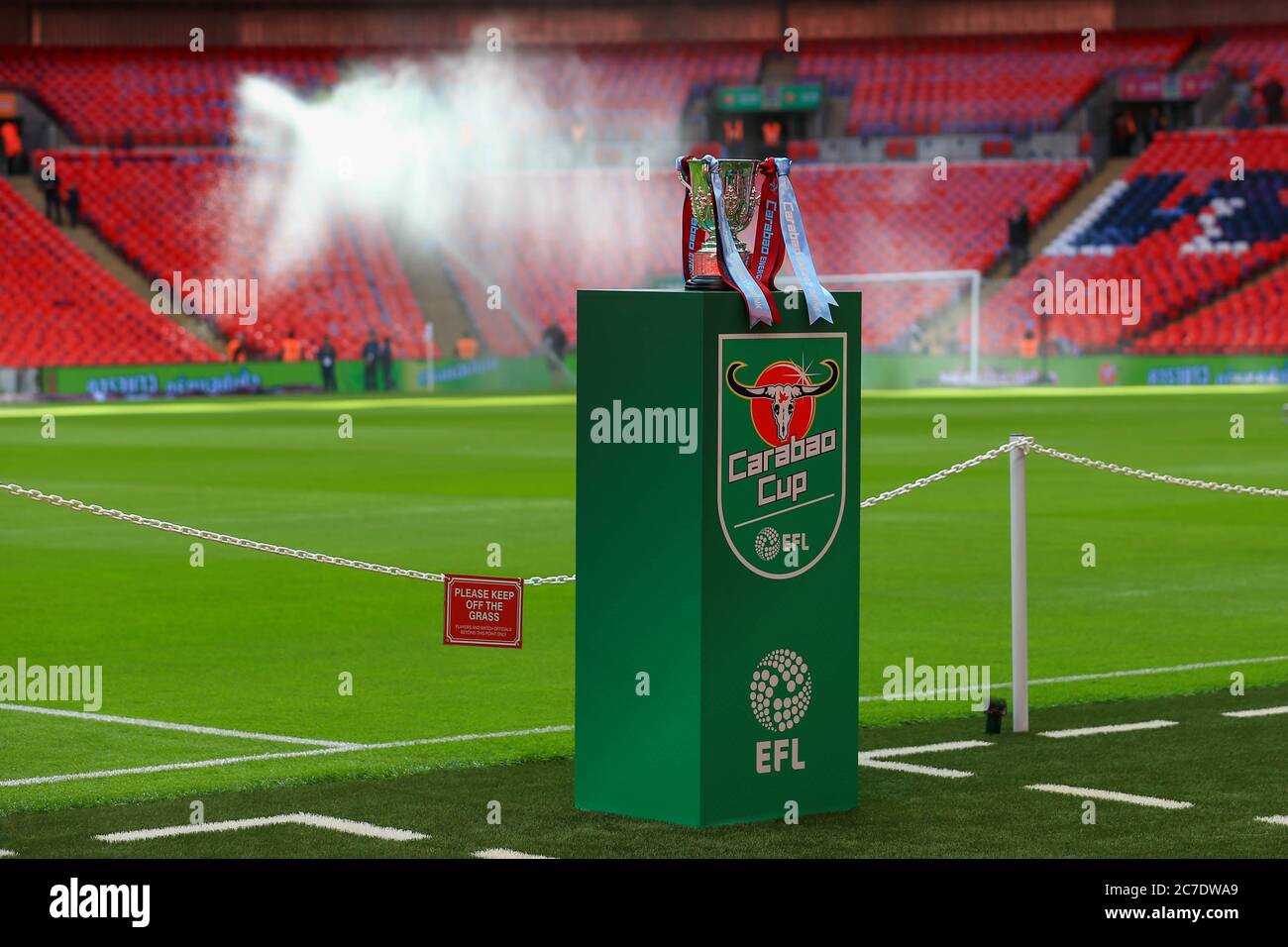 1 marzo 2020, Wembley Stadium, Londra, Inghilterra; finale della Carabao Cup, Aston Villa contro Manchester City: La Caraboa Cup Foto Stock