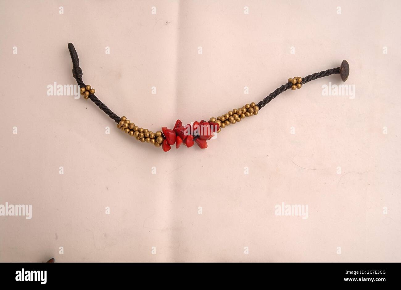 collana su manichino, foto digitale bellissima Foto Stock