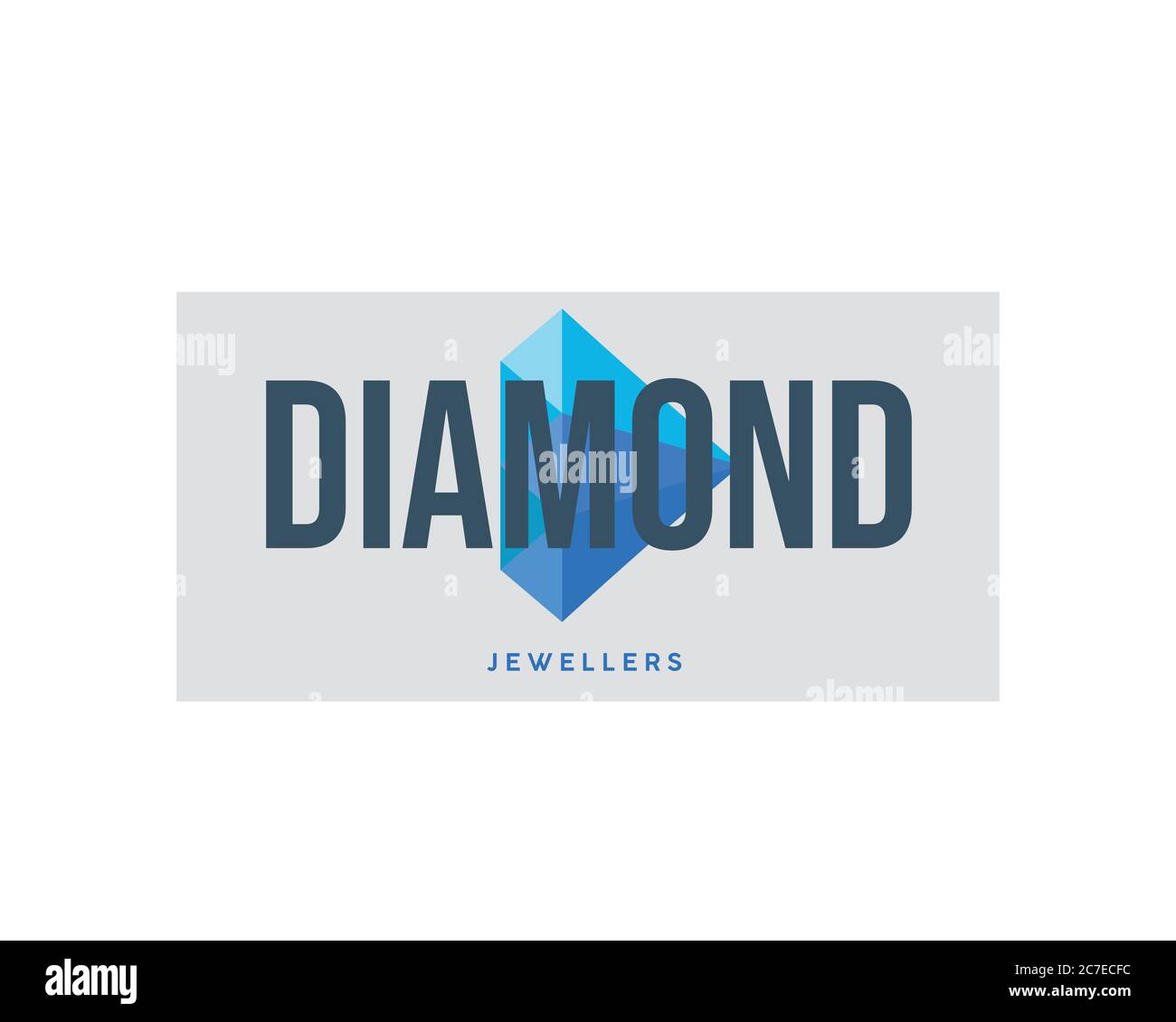Logo per gioielleria, gioielli a diamante, logo vettoriale, icona, simbolo, sfondo per negozio, showroom e business Illustrazione Vettoriale