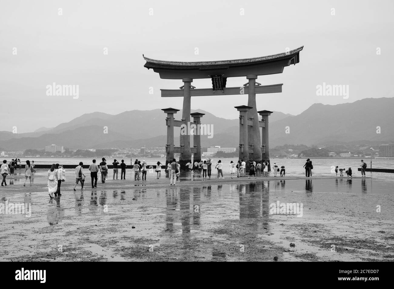 Il tempio di Itsukushima, Giappone Foto Stock