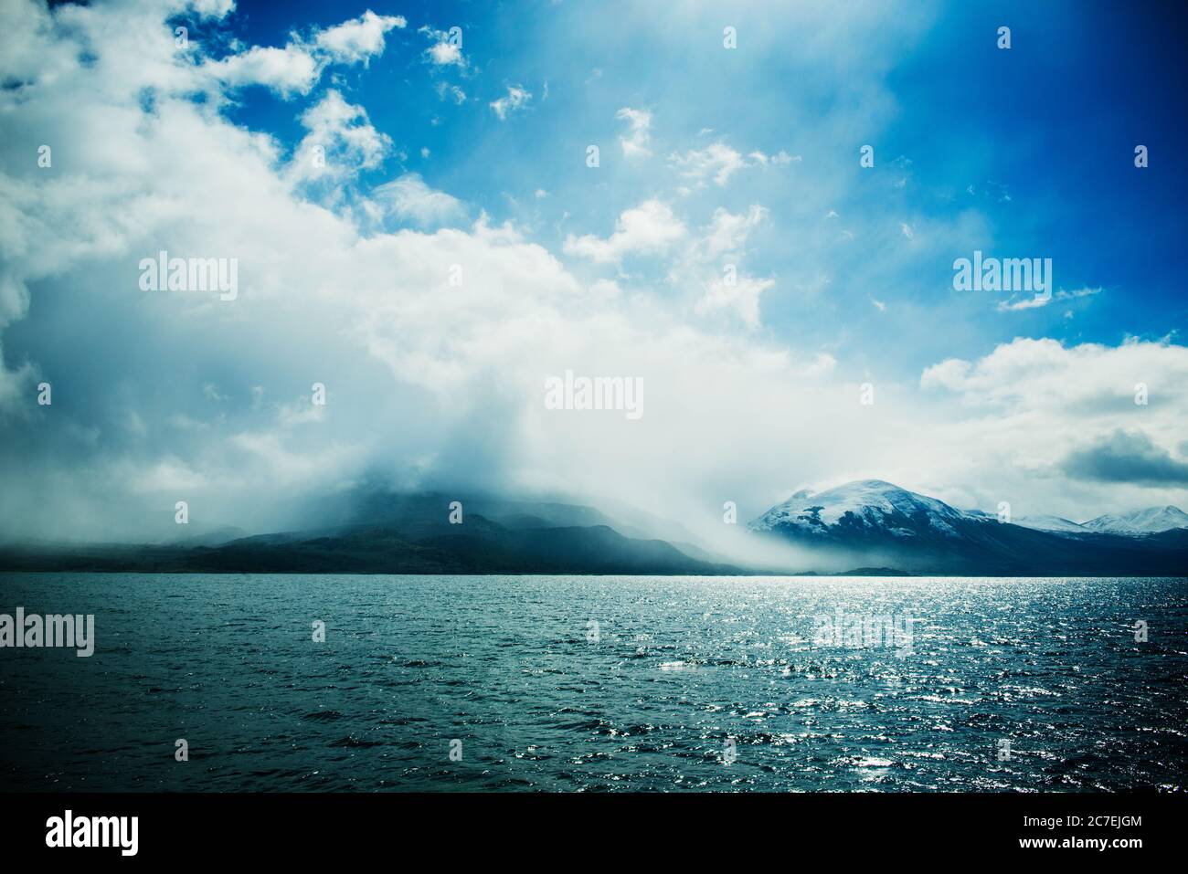 Canale di Beagle, Ushuaia, Patagonia, Argentina, Sud America Foto Stock