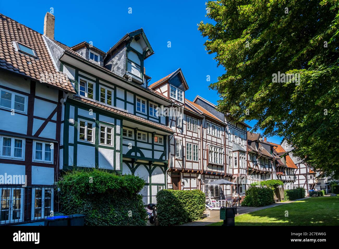 Città storica di Lemgo, Germania Foto Stock